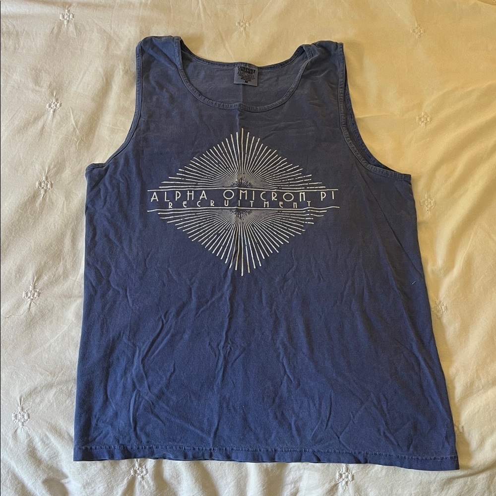 Alpha Omicron Pi Greek Graphic Tank Top